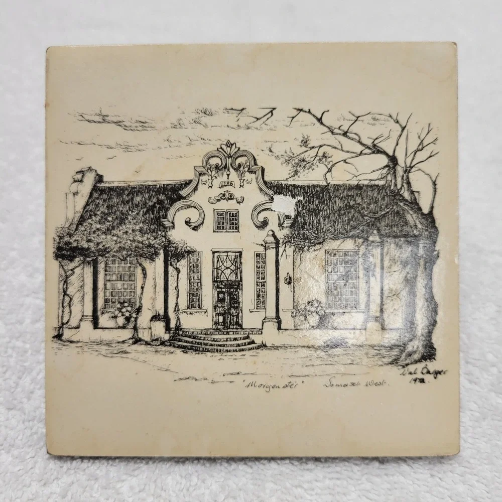 Cottages of Somerset W Africa lot of 5 coasters